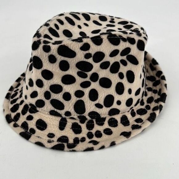 Christys Crown Series Women's Ashley Dalmatian Print Fedora Hat Tan One Size - Picture 1 of 5